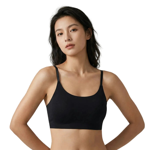 Léa's Secrets – Seamless bra with an iced silk effect – Roshan