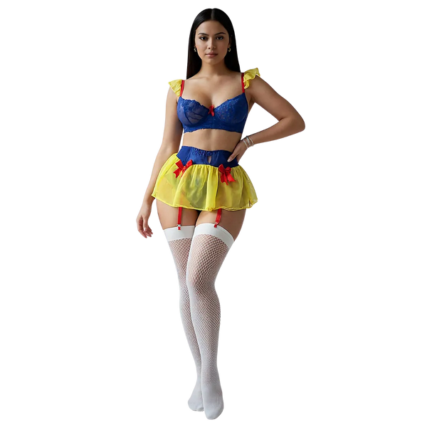 Dessous-Set aus Polyester – Blanche Les Secrets de Léa