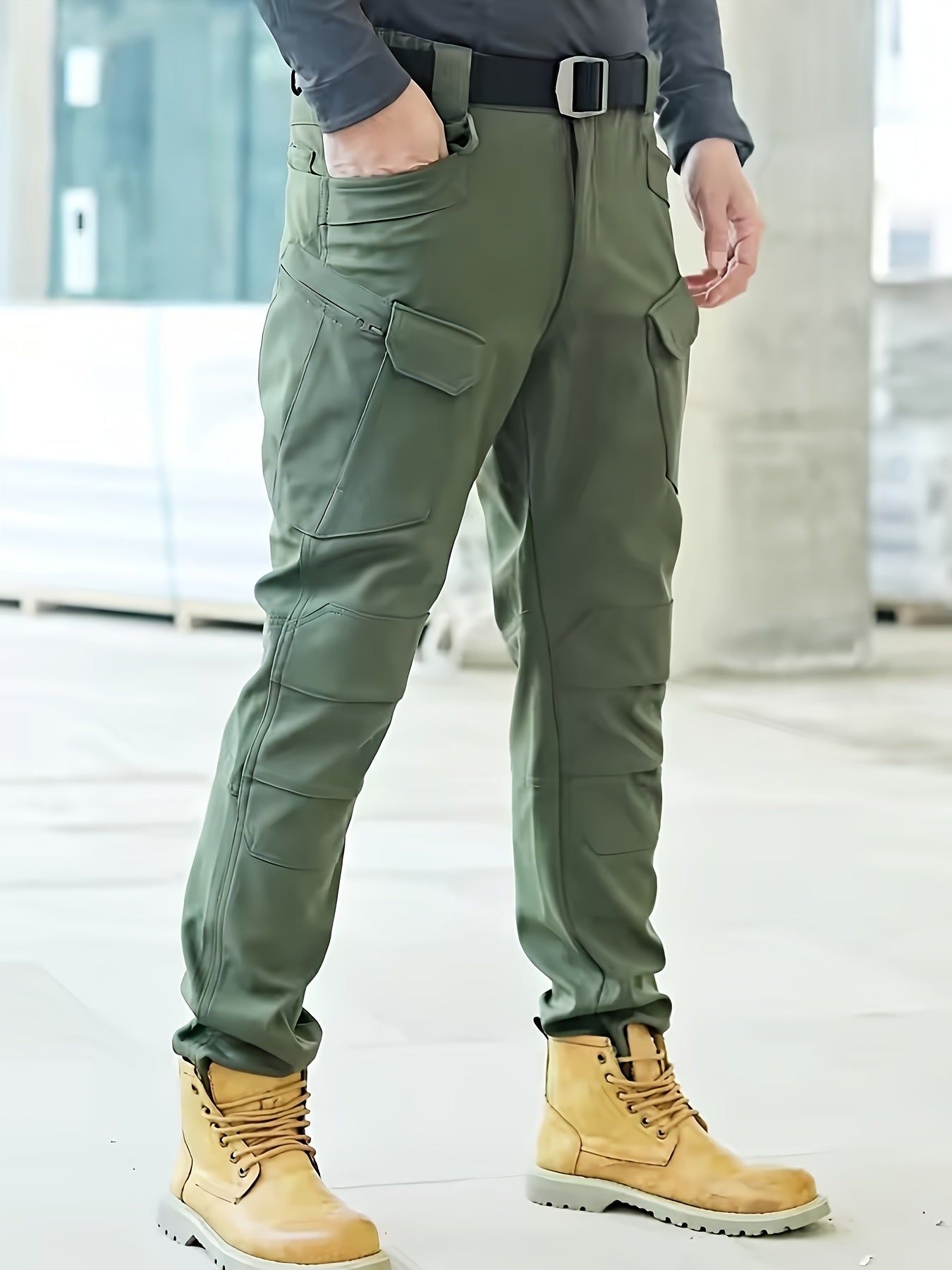 WorkFlex – Pantalon de Travail Homme Multi-Poches, Tissu Respirant & Taille Ajustable by LSDLBoutique.ch