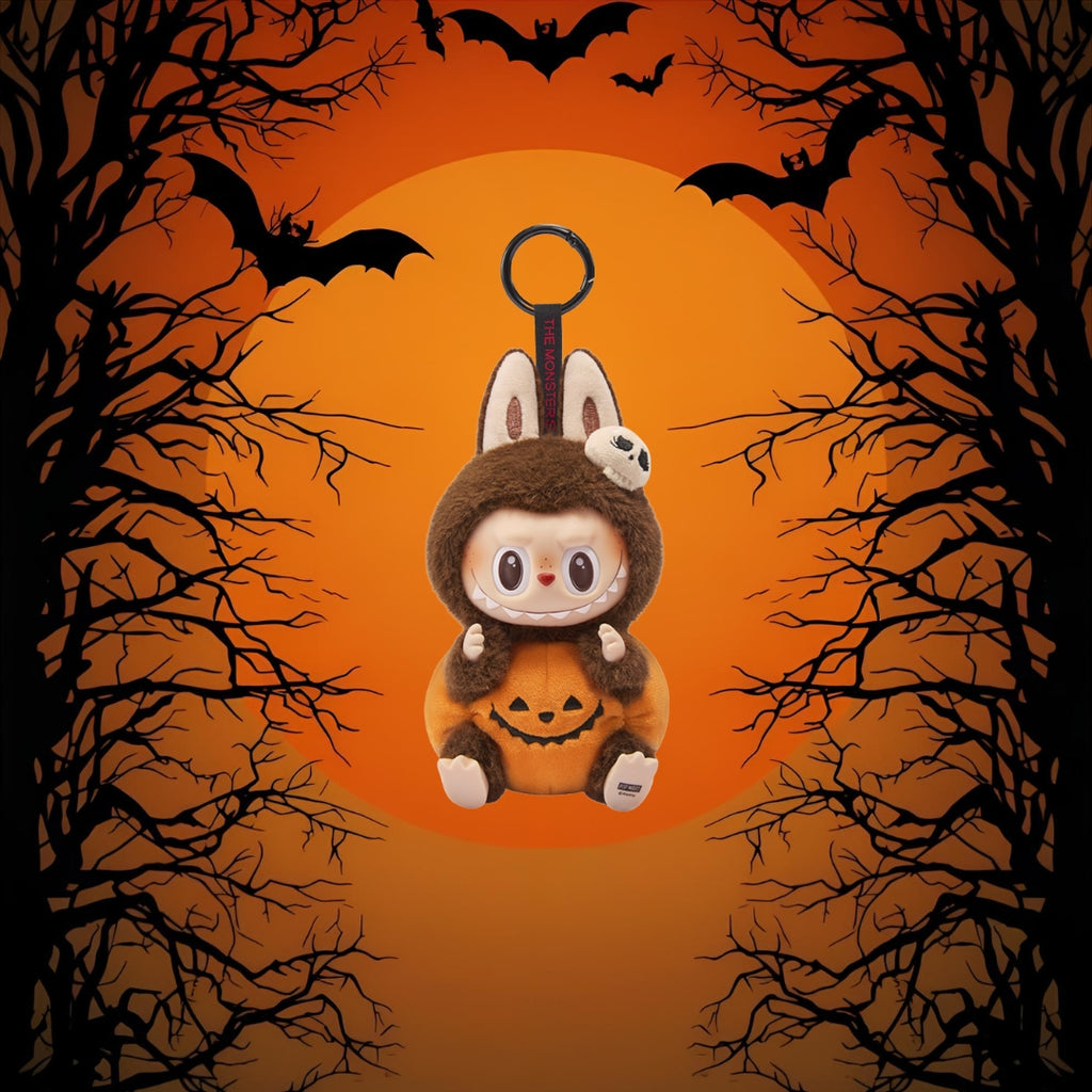 Pendentif Citrouille Assise Édition Happy Halloween Party Pop Mart Officiel Peluche Vinyle Collector by POP MART INTERNATIONAL GROUP LIMITED