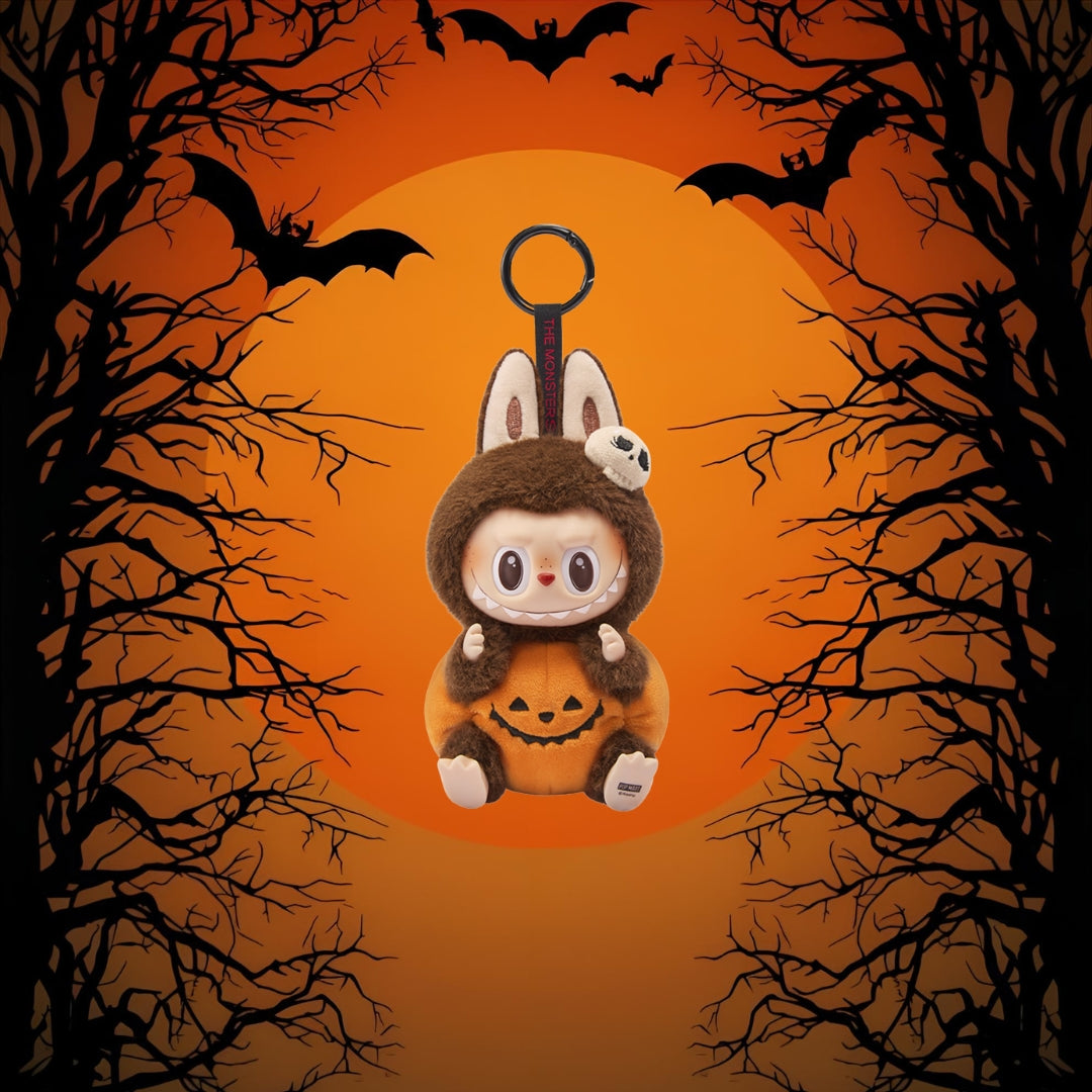 Pendentif Citrouille Assise Édition Happy Halloween Party Pop Mart Officiel Peluche Vinyle Collector by POP MART INTERNATIONAL GROUP LIMITED
