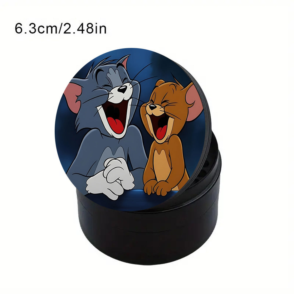 Grinder Tom & Jerry 4 Couches Zinc Manuel Portable by LSDLBoutique.ch