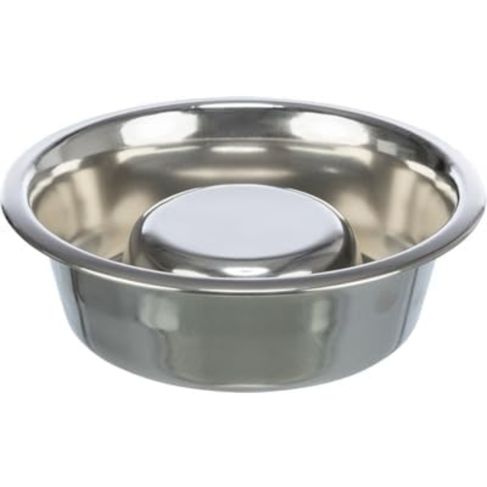 Trixie Gamelle Pour Chien Alimentation Lente En Acier Inoxydable 1,5 L Capacité Durable Facile À Nettoyer by LSDLBoutique