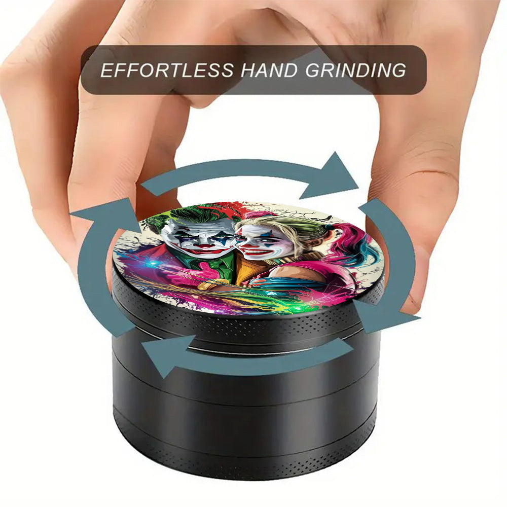 Grinder Joker 4 Couches Zinc Design Comics Métal by LSDLBoutique.ch