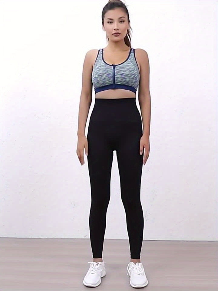 Lot de 4 Brassières de Sport Zippées Pour Femme Bretelles Larges Maintien Fort Coussinets Amovibles by LSDLBoutique.ch