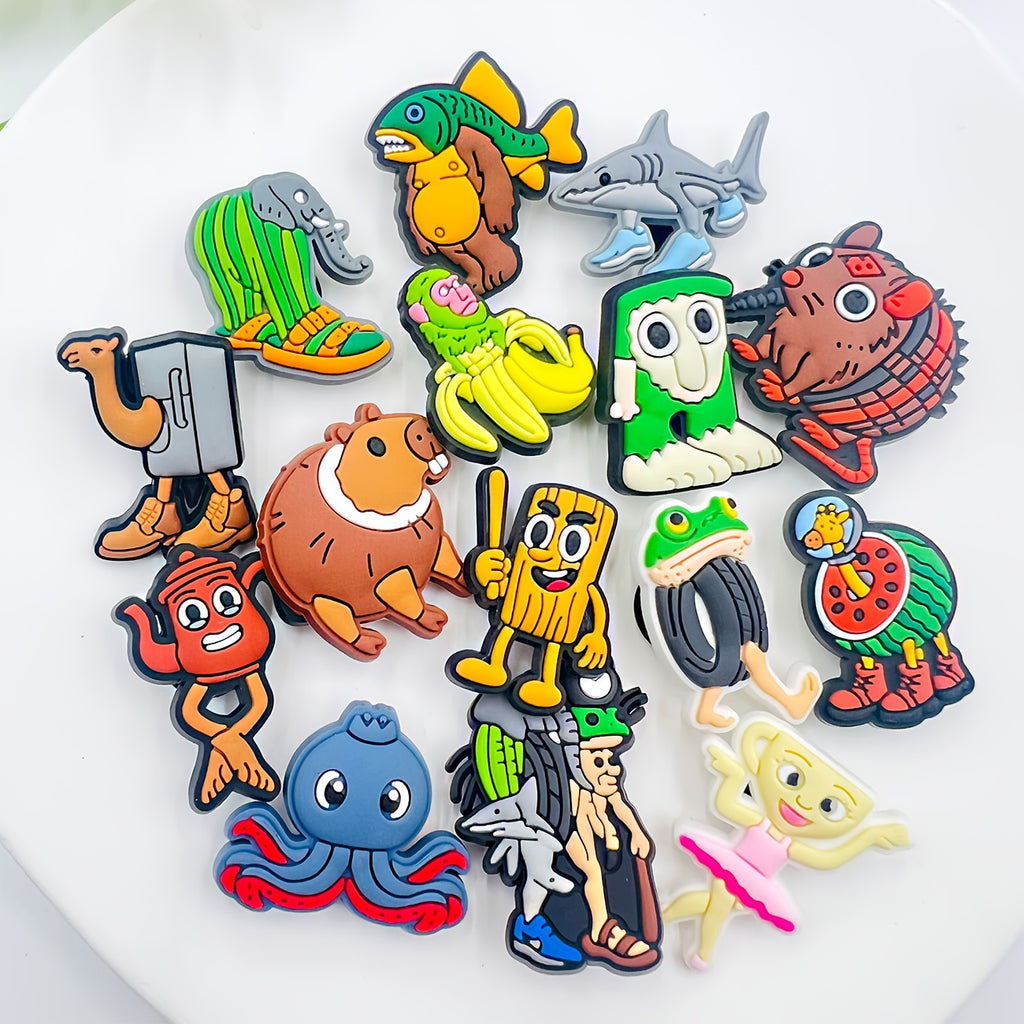 Coffret 16 Charms DIY – Design Italian Brainrot - Roblox by LSDLBoutique.ch