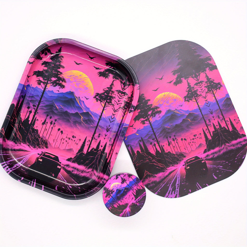 Set Plateau 18×14cm + Grinder 50mm 4 Couches by LSDLBoutique.ch