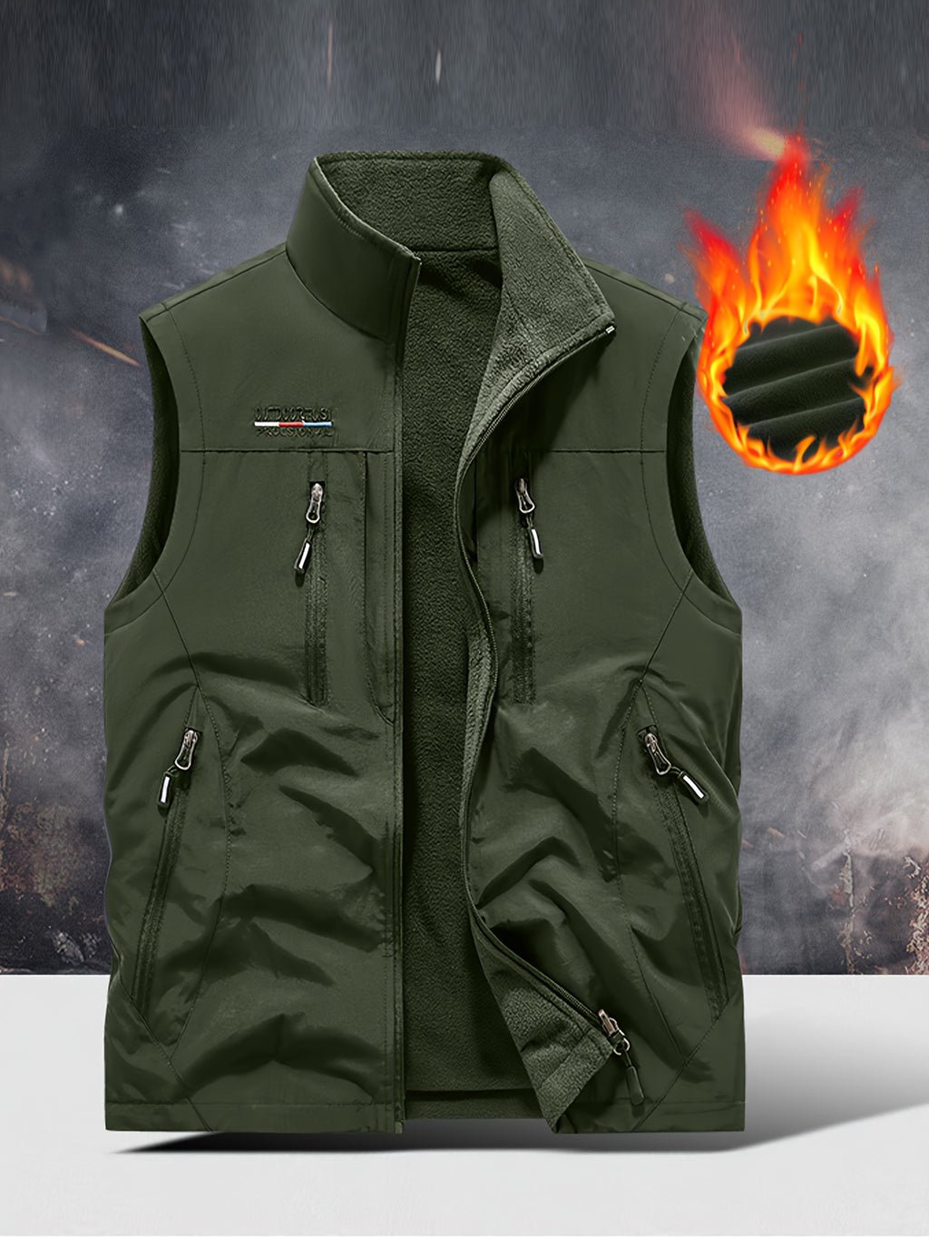 NordTrail – Gilet Réversible Homme Multi-Poches, Coupe Regular by LSDLBoutique.ch