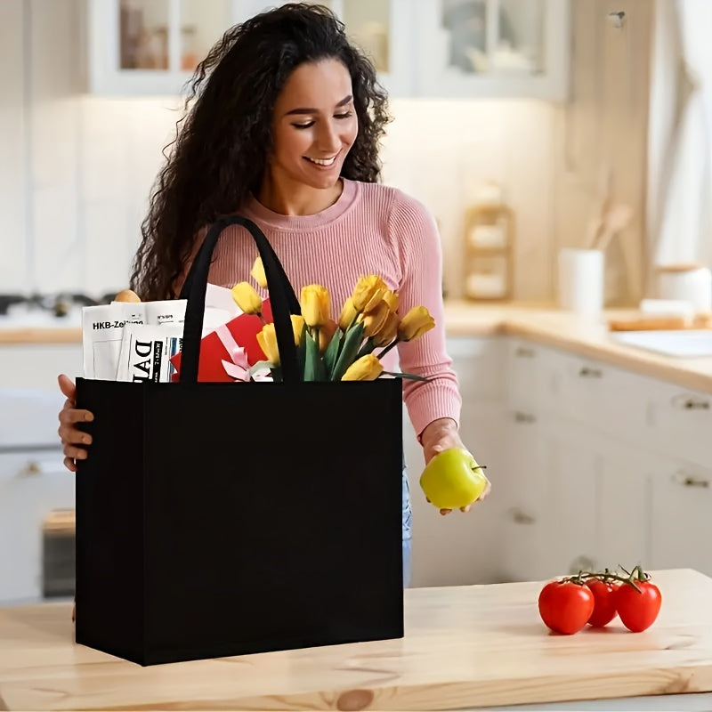 HempElegance – Sac à Main Noir en Chanvre avec Anses Fixes by LSDLBoutique.ch