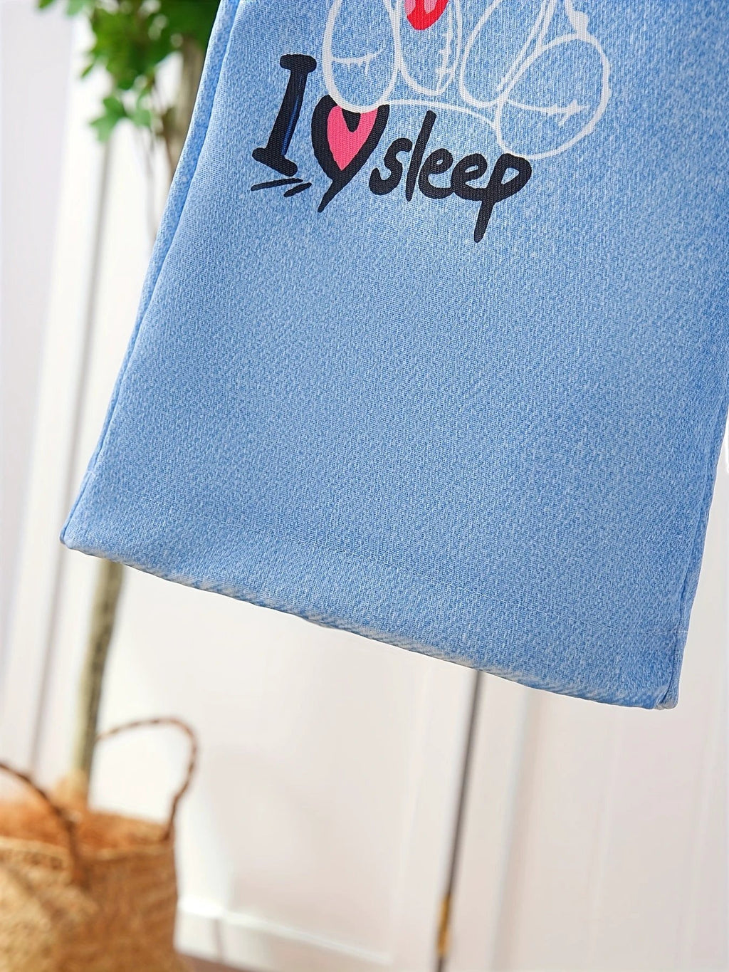 Originale Graffiti-Jeans für Mädchen, bedruckt mit Street-Graffiti, Herbst, dick