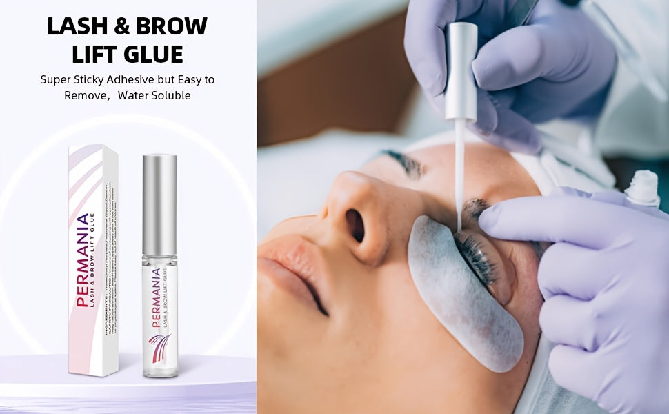 Colle Rehaussement de Cils et Lamination Sourcils 7ml PERMANIA Lash Lift Professionnel by PERMANIA