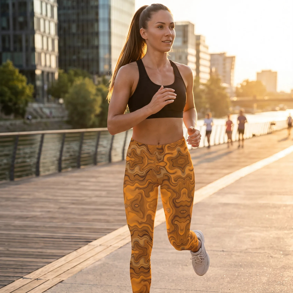 Sport-Leggings mit hoher Taille – Théa
