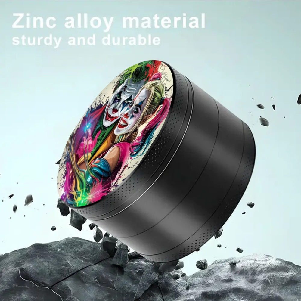 Grinder Joker 4 Couches Zinc Design Comics Métal by LSDLBoutique.ch