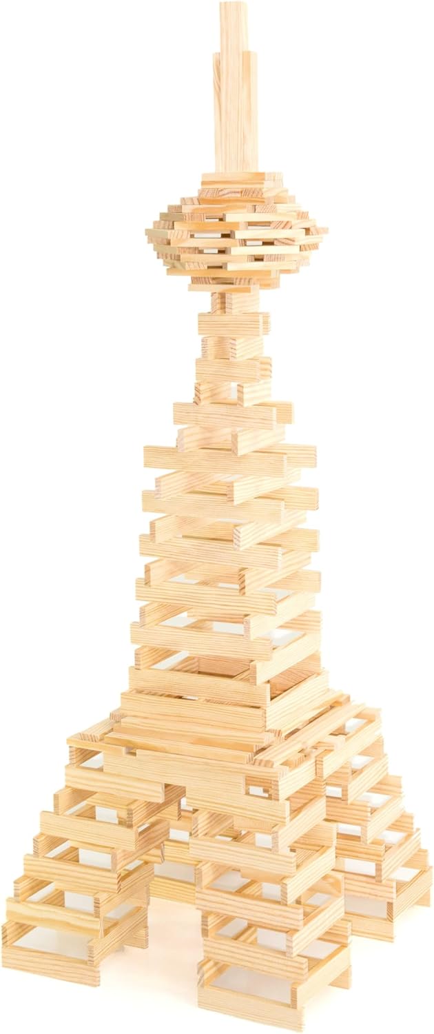 JEUJURA - TECAP? 3XL - 200 planchettes en bois, 120 Pièces