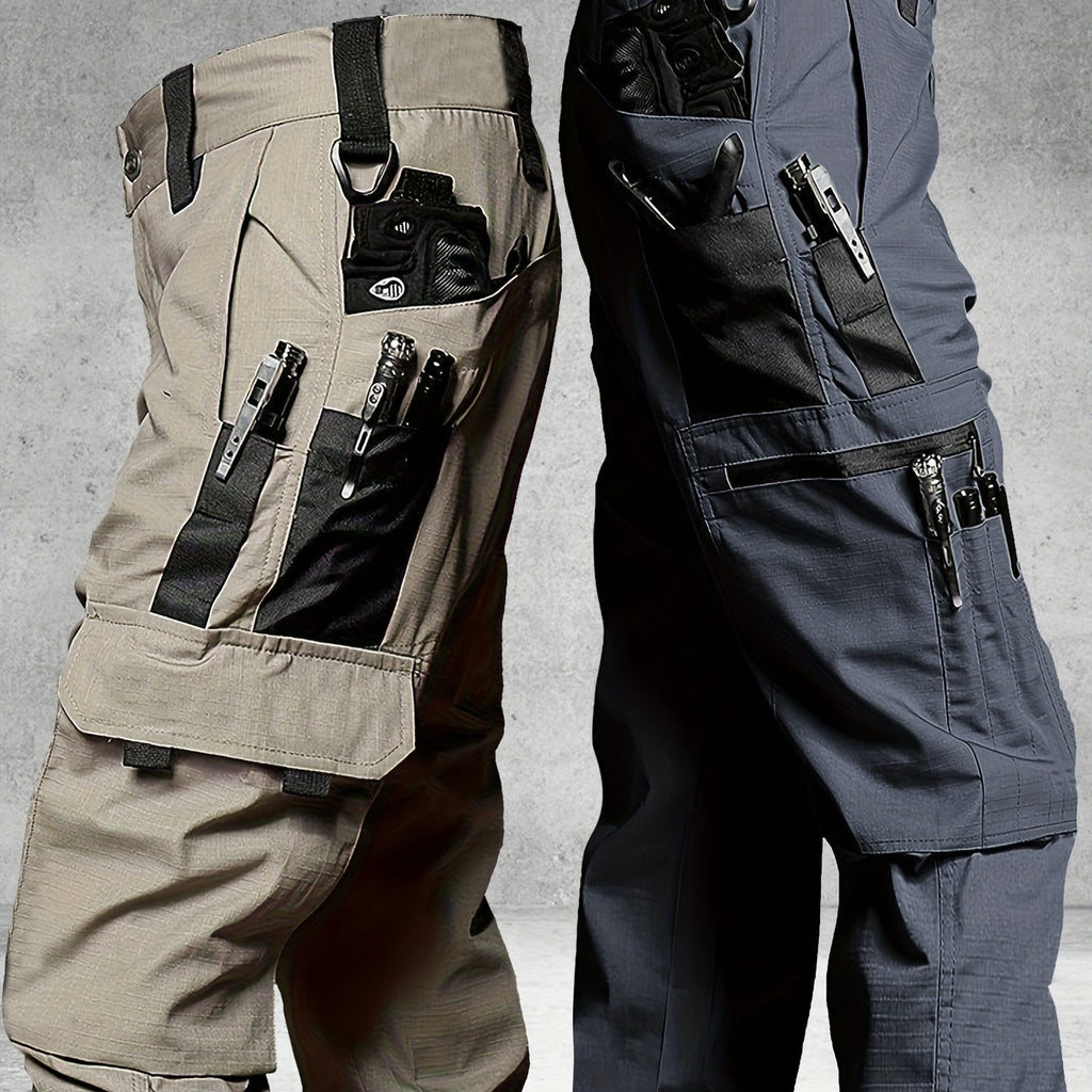 TactiPro – Lot de 2 Pantalons Cargo Tactiques Homme, Multi-Poches Résistants by LSDLBoutique.ch