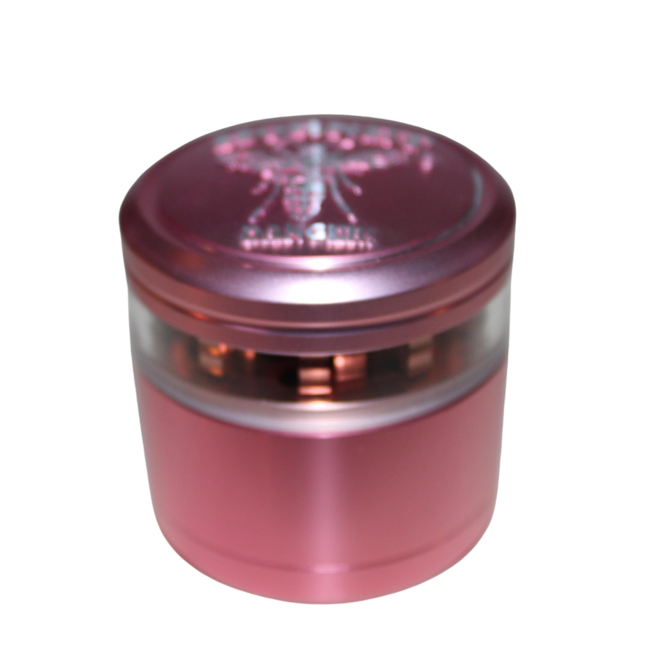 HORNET Grinder Métal “Danger!” – Broyeur d’Herbes 3 Parties avec Couvercle Aimanté – Compact et Robuste – Plusieurs Coloris (Noir)