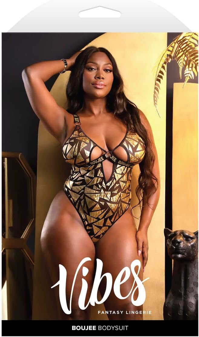 Body Fantasy Lingerie doré Queen Size - Marque : Fantasy Lingerie - EAN : 0657447315848