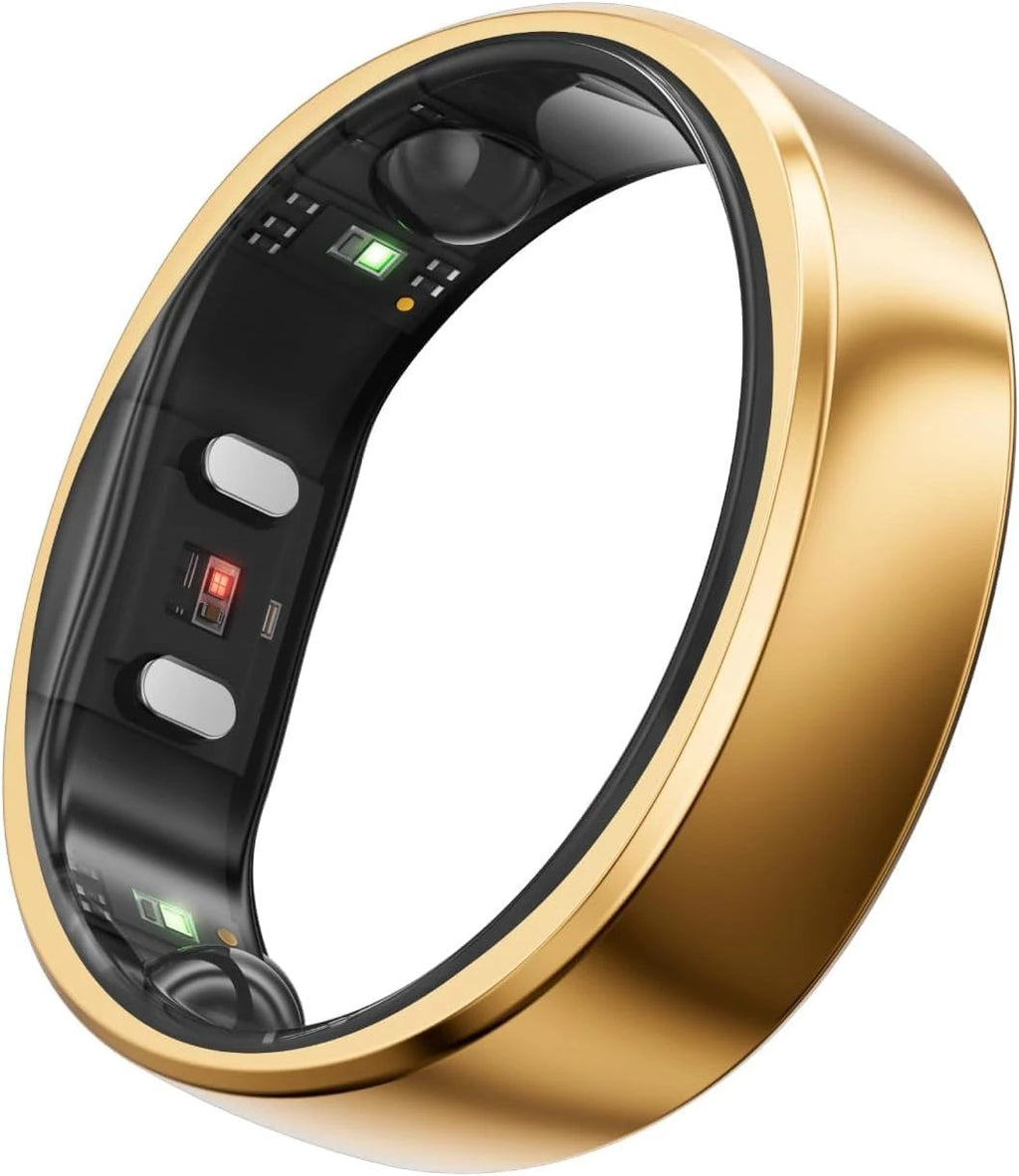 RingConn Gen 2 Smart Ring, World's First with OSA Monitoring, No App Subscription, 12 Days Battery, Stress/Heart Rate/Female Health Tracker, Android Compatible