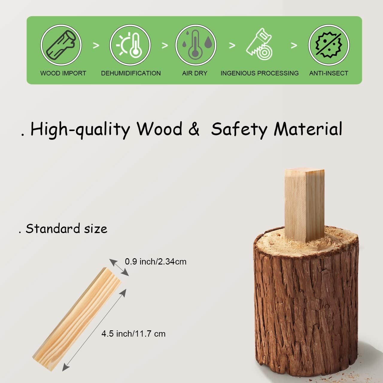 ICEKO - 100 Planchettes - Jeux de Construction en Bois pour Enfants - Développeur de Coordination et d'Éveil À partir de 3 Ans