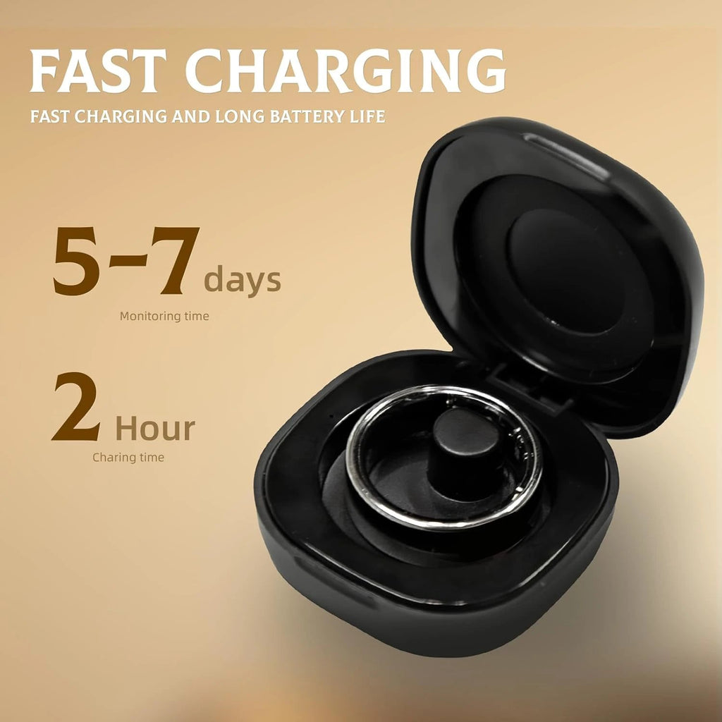 Smart Ring for Women and Men, Fitness Tracker with Heart Rate Monitor, Sleep, 100+ Sports, Pedometer, IP68 Waterproof, No Subscription for iOS/Android (Silver, 8)