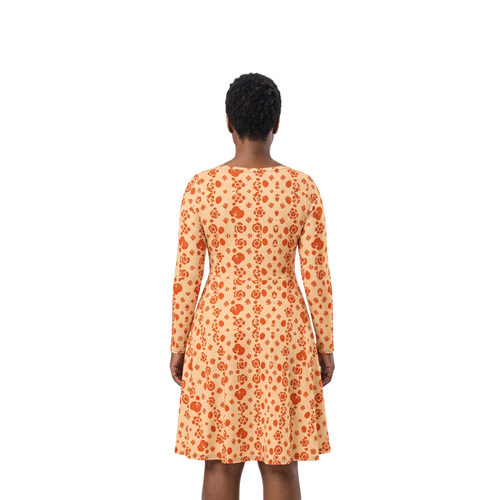 Long Sleeve Fitted Dress with Pockets – Nérine