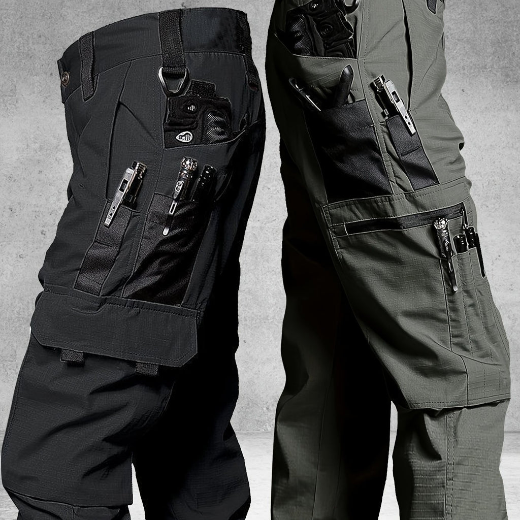 TactiPro – Lot de 2 Pantalons Cargo Tactiques Homme, Multi-Poches Résistants by LSDLBoutique.ch