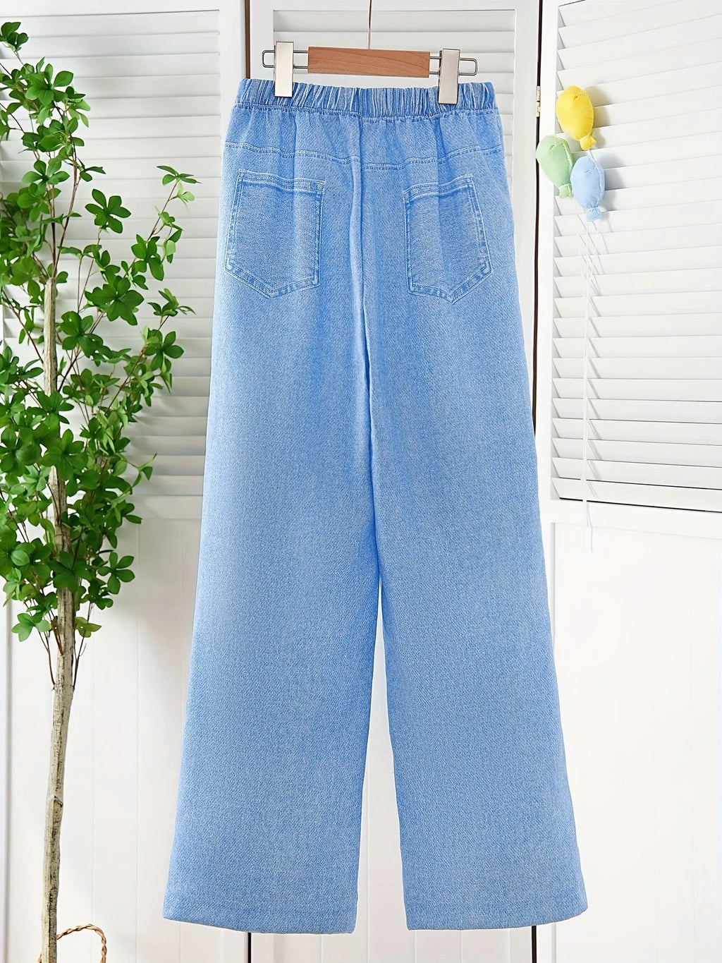 Originale Graffiti-Jeans für Mädchen, bedruckt mit Street-Graffiti, Herbst, dick