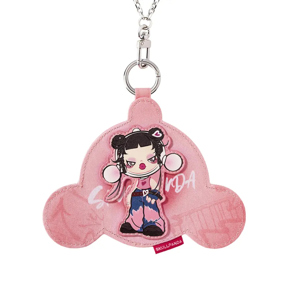 Mini Sac Skullpanda Cheers To Myself Série Par Pop Mart – Modèles Rose Doux Et Denim Illustré Compact Et Tendance by Mon Labubu