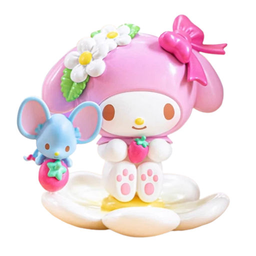 Figurines Sanrio Série Spring Flower Blind Box Toptoy Hello Kitty Kuromi Kawaii Pastel Fleuri by POP MART INTERNATIONAL GROUP LIMITED