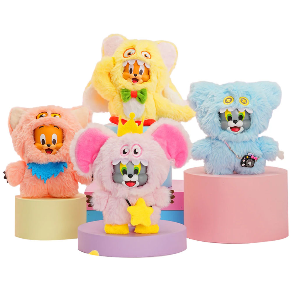 Tom Et Jerry Monster Doll Series Fondjoy Edition Blind Box Série 2 Figurines 15 Cm 4 Modèles Plus 1 Rare À Collectionner by FUNJOY