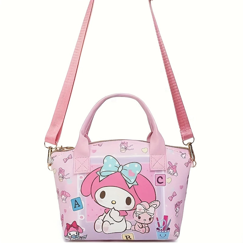 Sac Bandoulière Femme Sanrio Grand Format Avec Multiples Poches Zippées Léger Pour Sorties Quotidiennes Kawaii by LSDLBoutique.ch