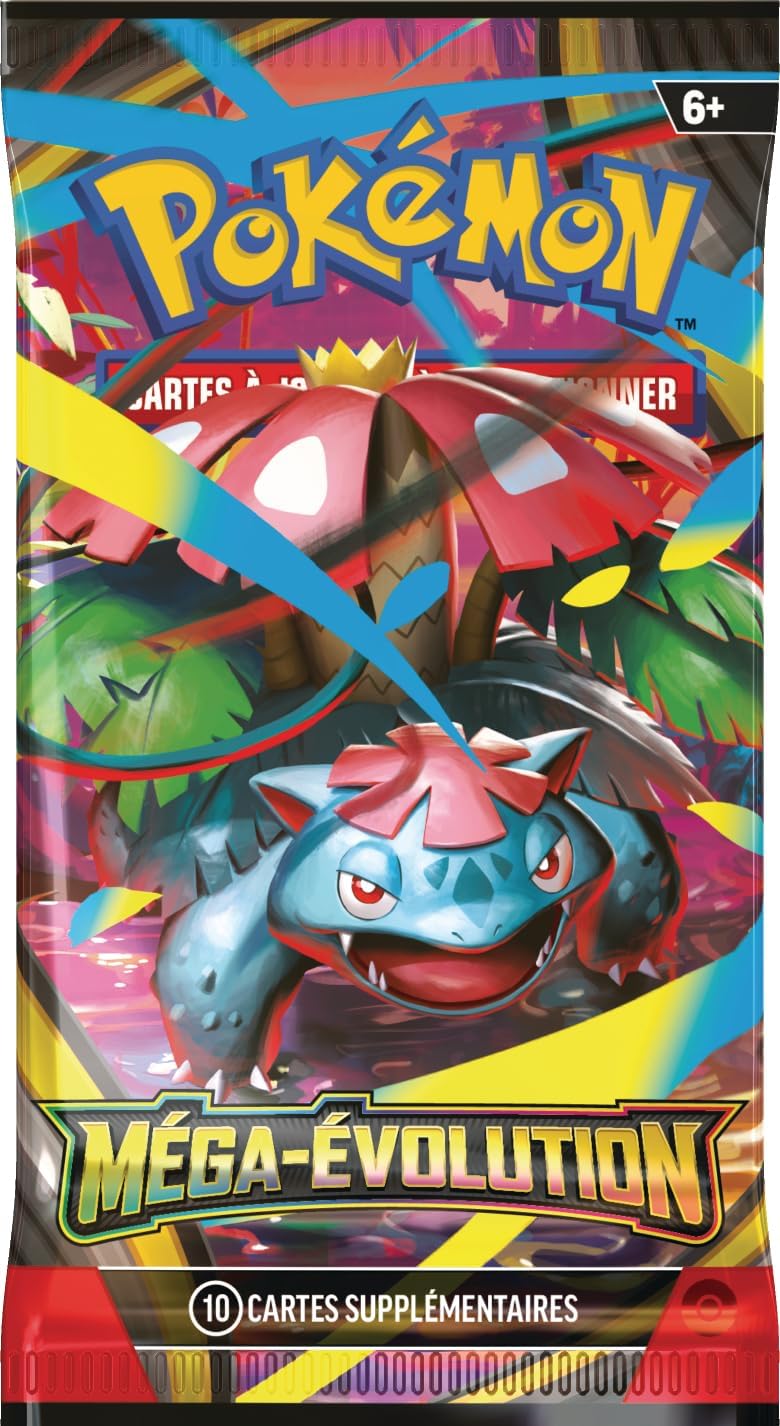 Pokémon : présentoir de boosters Méga-Évolution du JCC Pokémon (18 boosters)