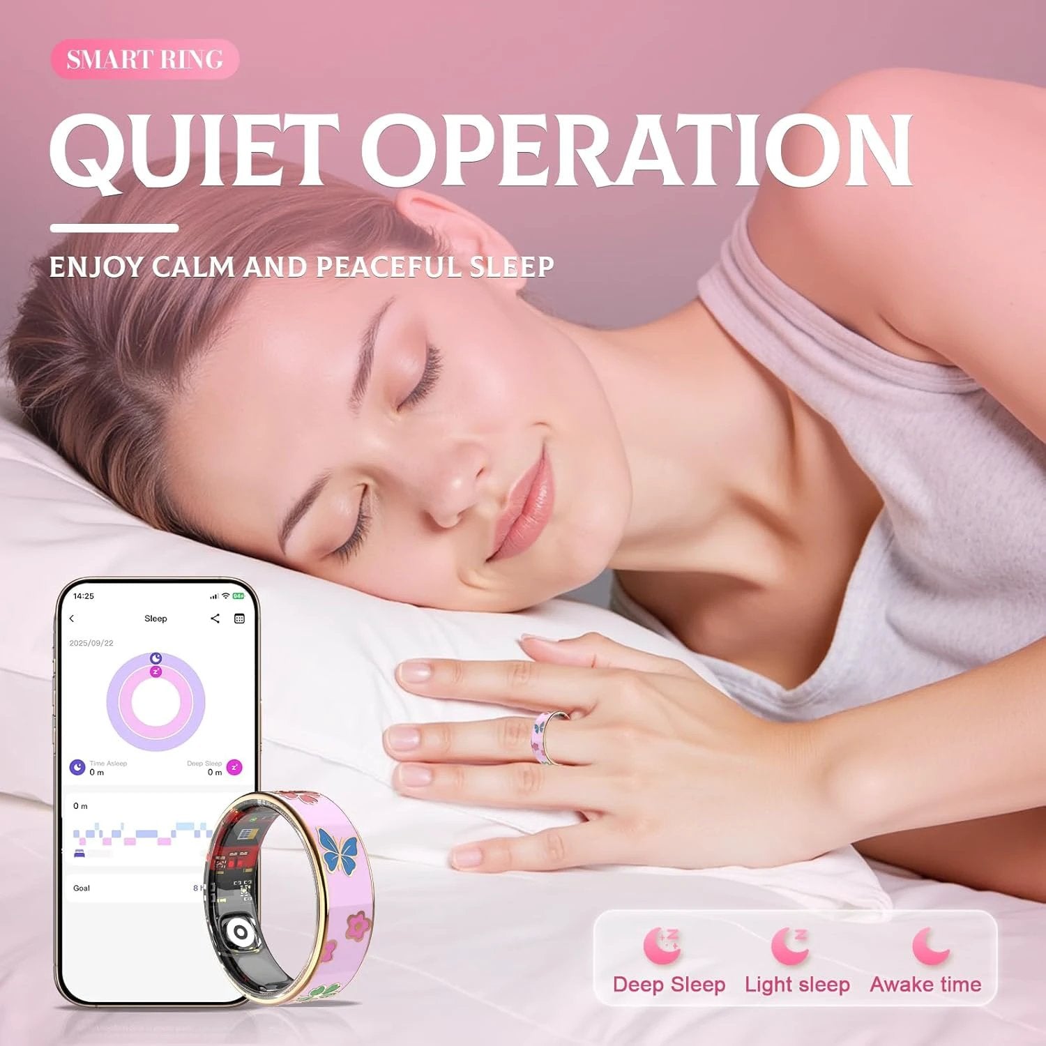 Smart Ring (Pink, 9)