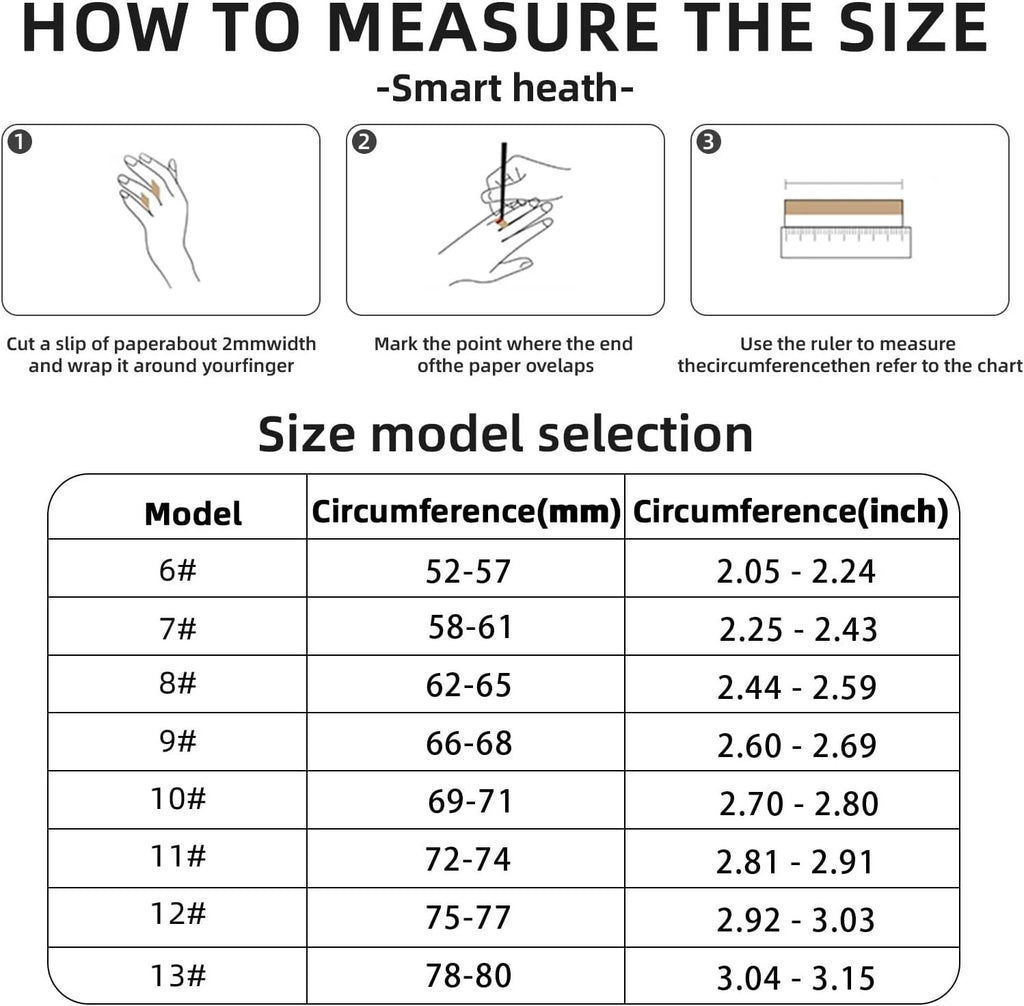 Smart Ring with LED Display, Activity Tracker/Heart Rate/Blood Oxygen/Women's Health/Sleep Touch Control Ring, Smart Ring Compatible iOS/Android (Gold, 10)