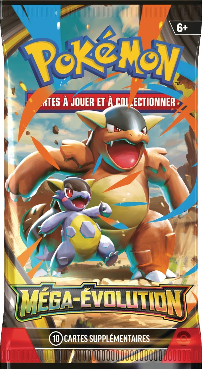 Pokémon : présentoir de boosters Méga-Évolution du JCC Pokémon (18 boosters)