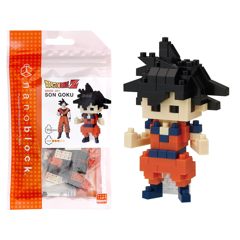 NANOBLOCKS Bandai - Nanoblock - Vegeta - Dragon Ball Z - Mini figurine en briques - Jeu de construction - Kit construction figurine manga Vegeta pixel - NBDB004