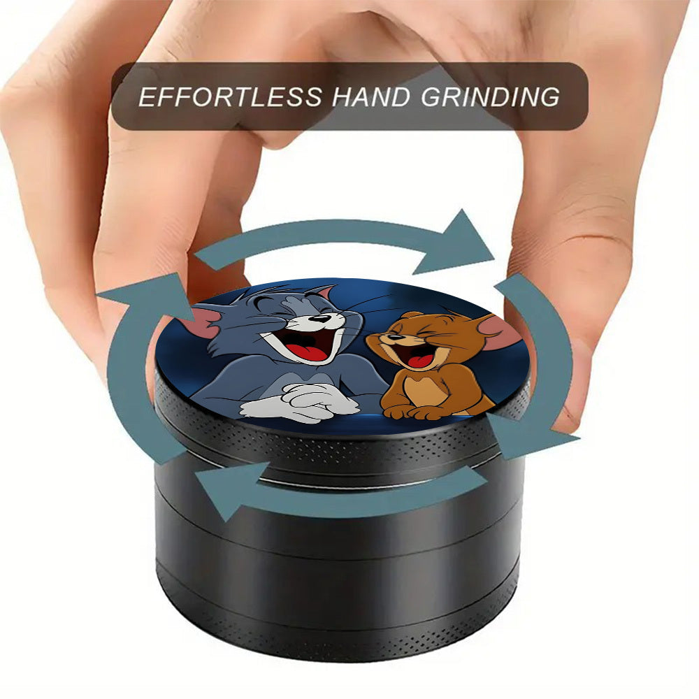 Grinder Tom & Jerry 4 Couches Zinc Manuel Portable by LSDLBoutique.ch