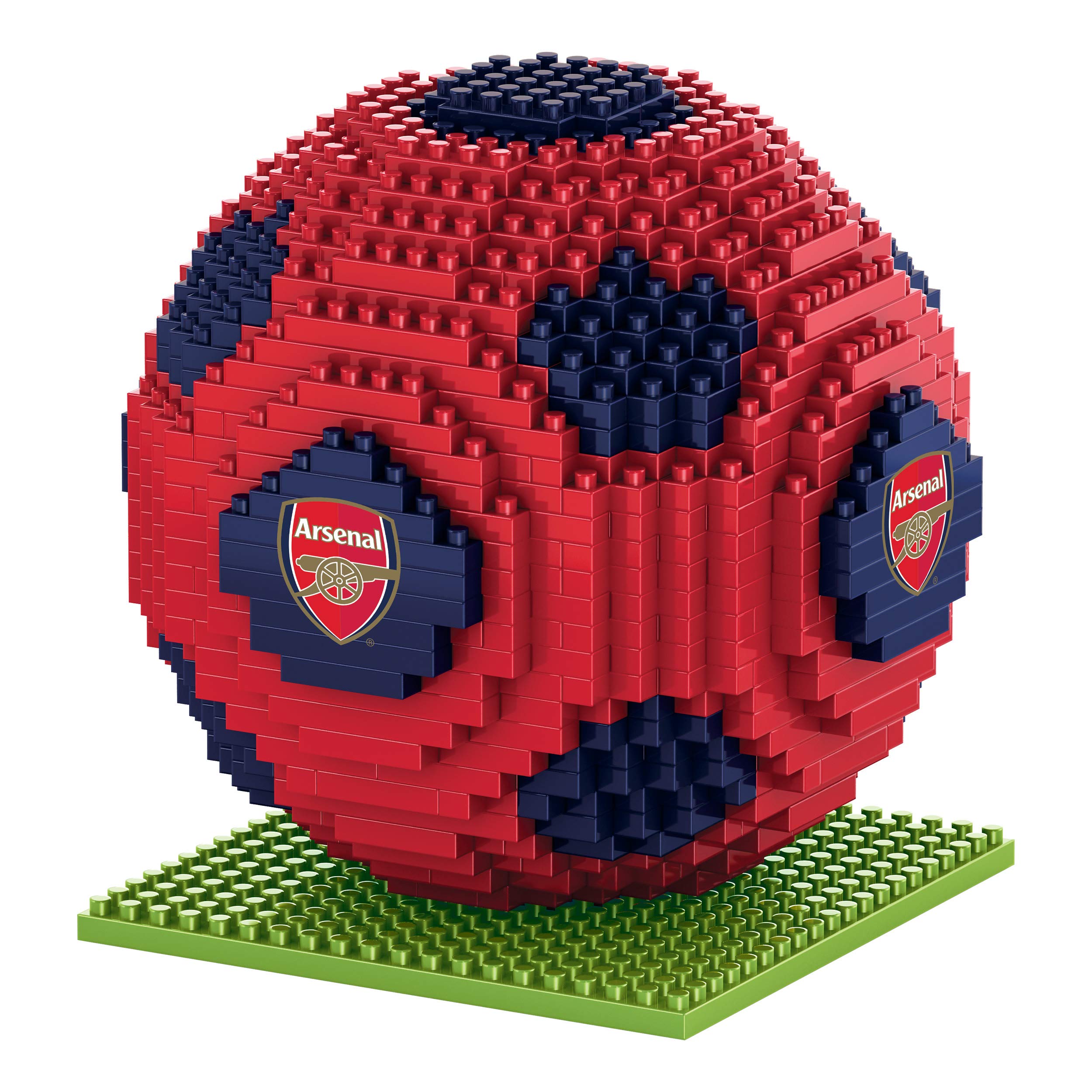 FOCO Jeu de construction de football 3D en pierres BRXLZ, motif Barcelone FC, produit sous licence officielle