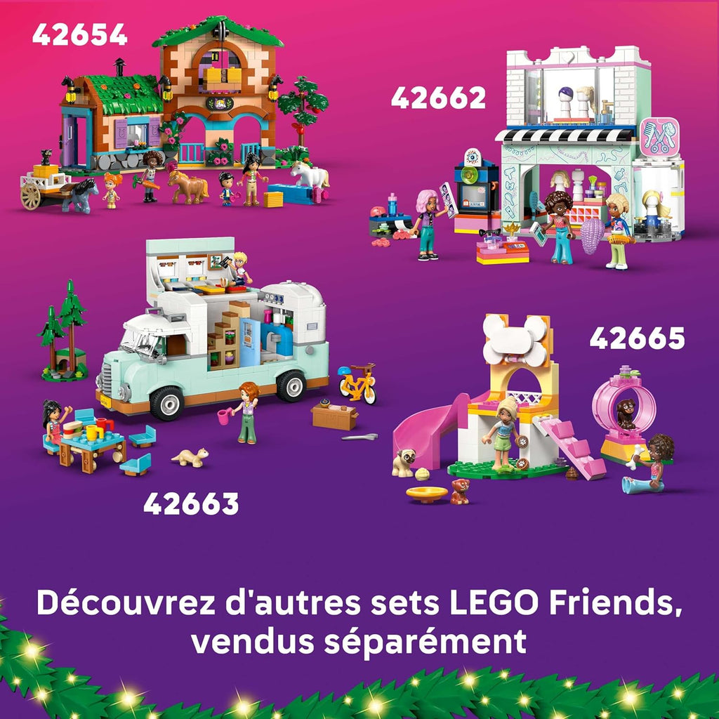 LEGO Friends Le Calendrier de l’Avent 2025 - Jouets pour Fille dès 6 Ans - Compte à Rebours Avant Noël avec 24 Surprises Dont 5 Mini-Poupées, 5 Figurines d'animaux & Accessoires Adorables 42668
