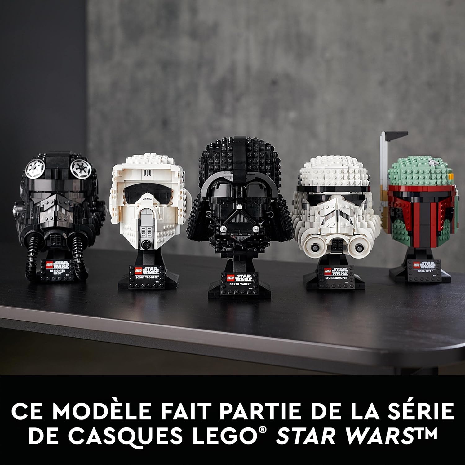 LEGO Star Wars Le Casque de Dark Vador - Kit de Construction - Maquette Adulte de Collection Inspiré du Film - Objet de Décoration et Loisirs Créatifs - Idée Cadeau pour Adultes Hommes et Femmes 75304