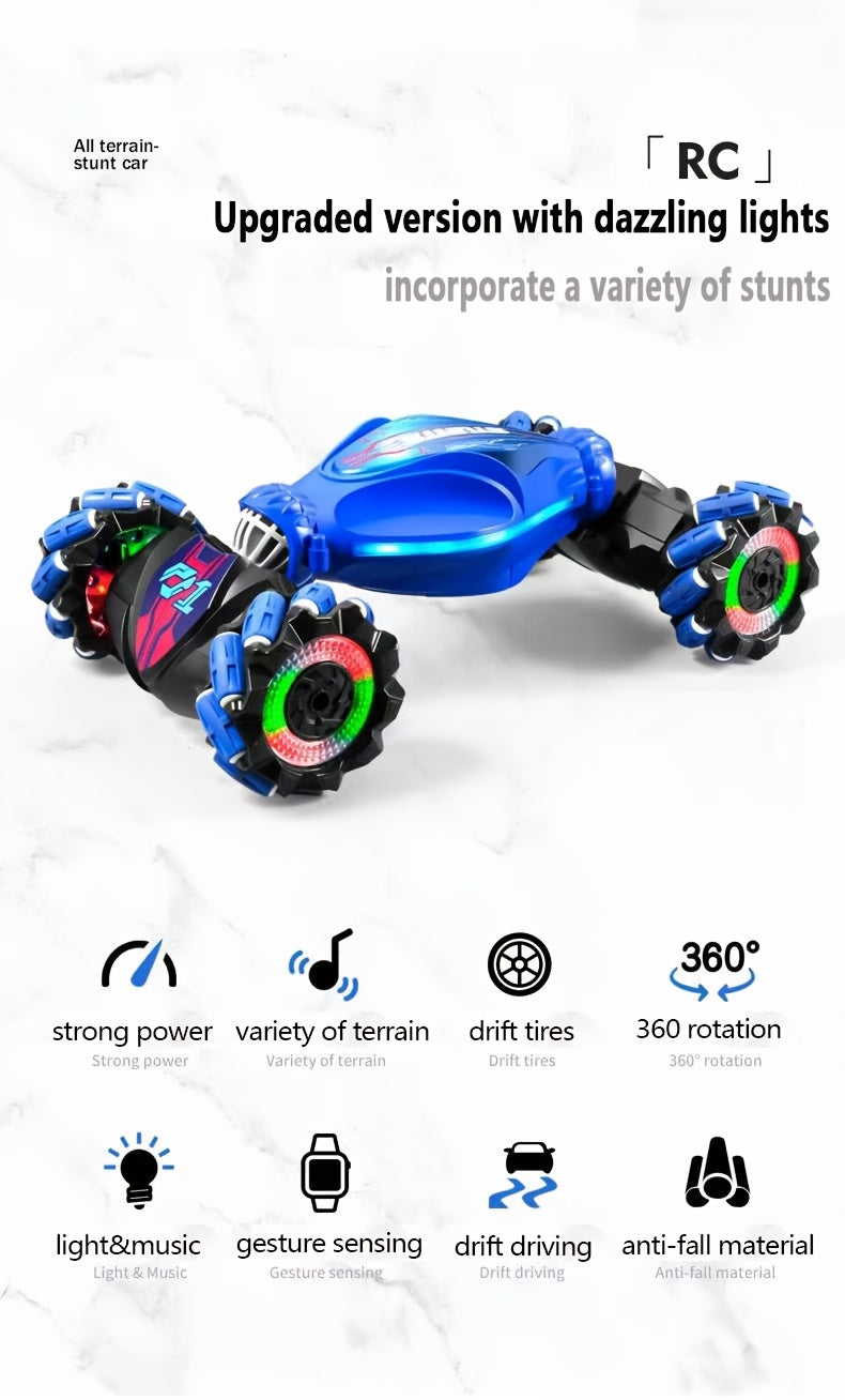 RoboClimb – Voiture Télécommandée 4x4 Métal à Détection de Gestes, Rechargeable by LSDLBoutique.ch