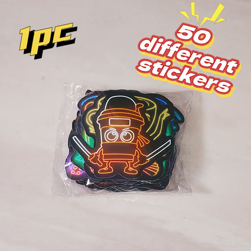 Stickers Cartoon 50pcs ou 250pcs – Effet Néon Italian Brainrot - Roblox by LSDLBoutique.ch