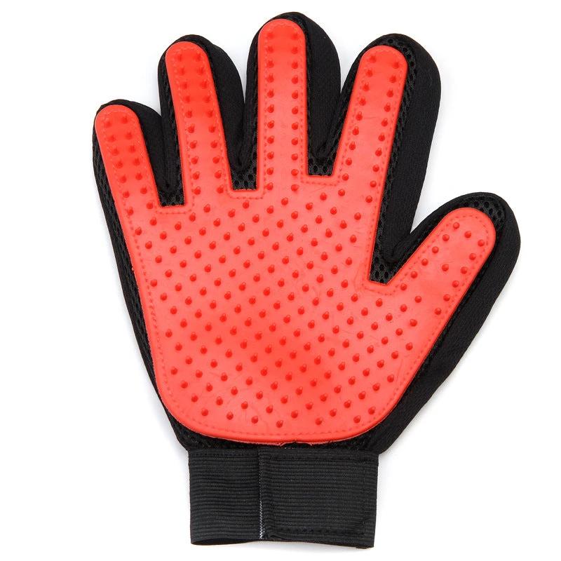 Gant de toilettage pour chiens et chats – Silicone et tissu respirant - LSDLBoutique