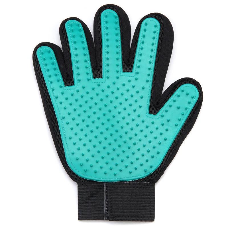 Gant de toilettage pour chiens et chats – Silicone et tissu respirant - LSDLBoutique