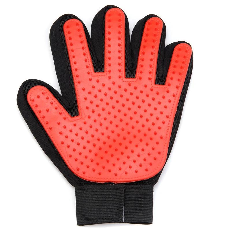 Gant de toilettage pour chiens et chats – Silicone et tissu respirant - LSDLBoutique