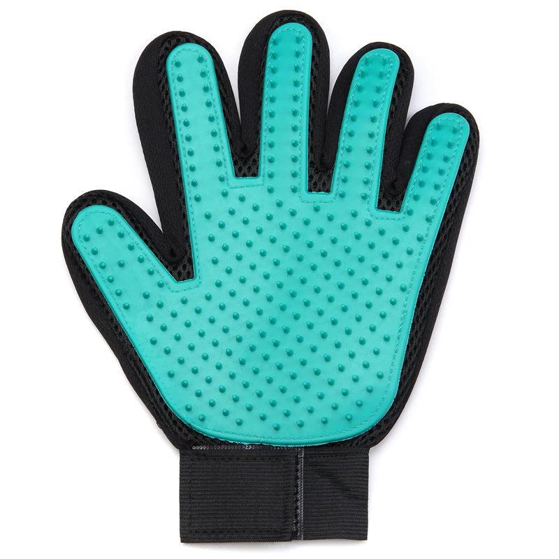 Gant de toilettage pour chiens et chats – Silicone et tissu respirant - LSDLBoutique