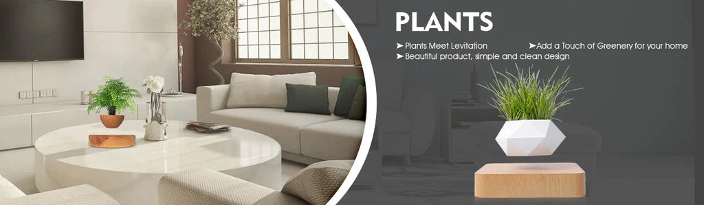 HCNT Geometrischer schwarzer drehbarer magnetischer Schwebetopf