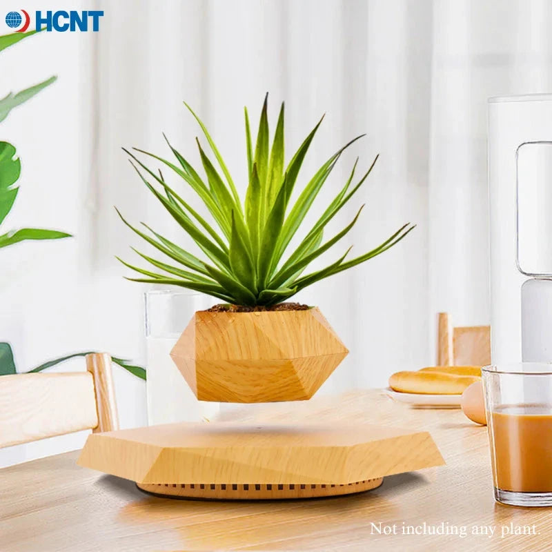 HCNT Geometrischer schwarzer drehbarer magnetischer Schwebetopf