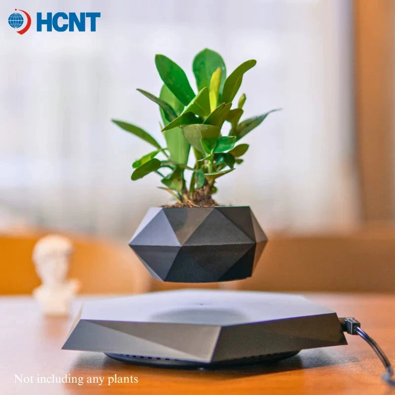 HCNT Geometrischer schwarzer drehbarer magnetischer Schwebetopf