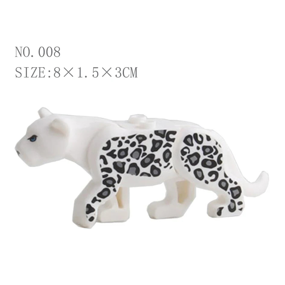 Blocs De Construction Animaux Crocodile Léopard Modèle Éducatif Briques Pour Enfants Jouets by LSDLBoutique.ch
